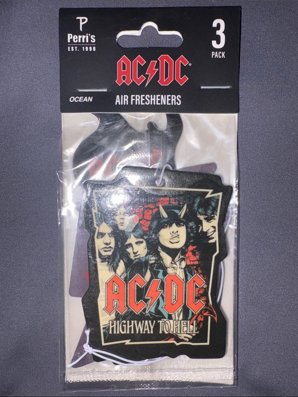 AC/DC  Highway to Hell - Ocean Scent air freshener (3 Pack)